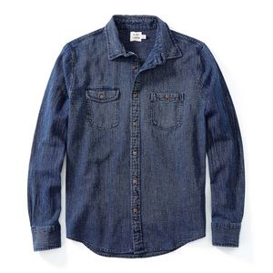 Flint and Tinder XXL Indigo Work Shirt.